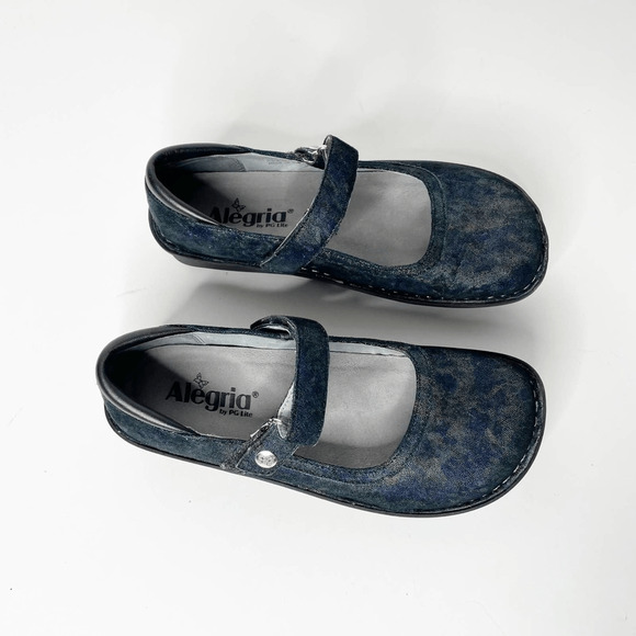 Alegria Belledigo Dream Slim Mary Jane Belle Indigo comfort womens 35 5 5.5 - Picture 3 of 6
